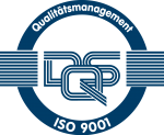 der Erich Bauer Gebäudereinigung GmbH verliehenes Qualitaetsmanagement Siegel ISO 9001